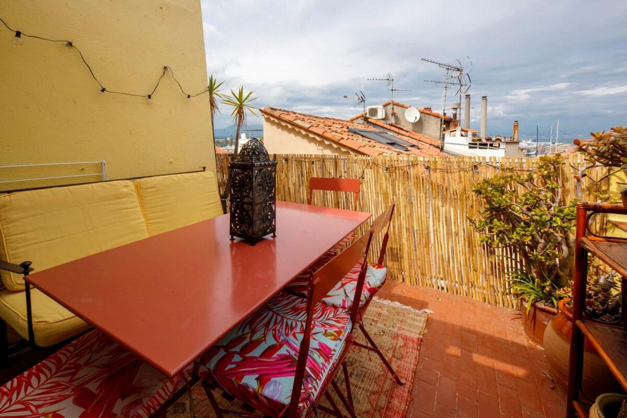 Apartamento 06M - Old Antibes Beautiful Duplex Terrace With Sea View Exterior foto