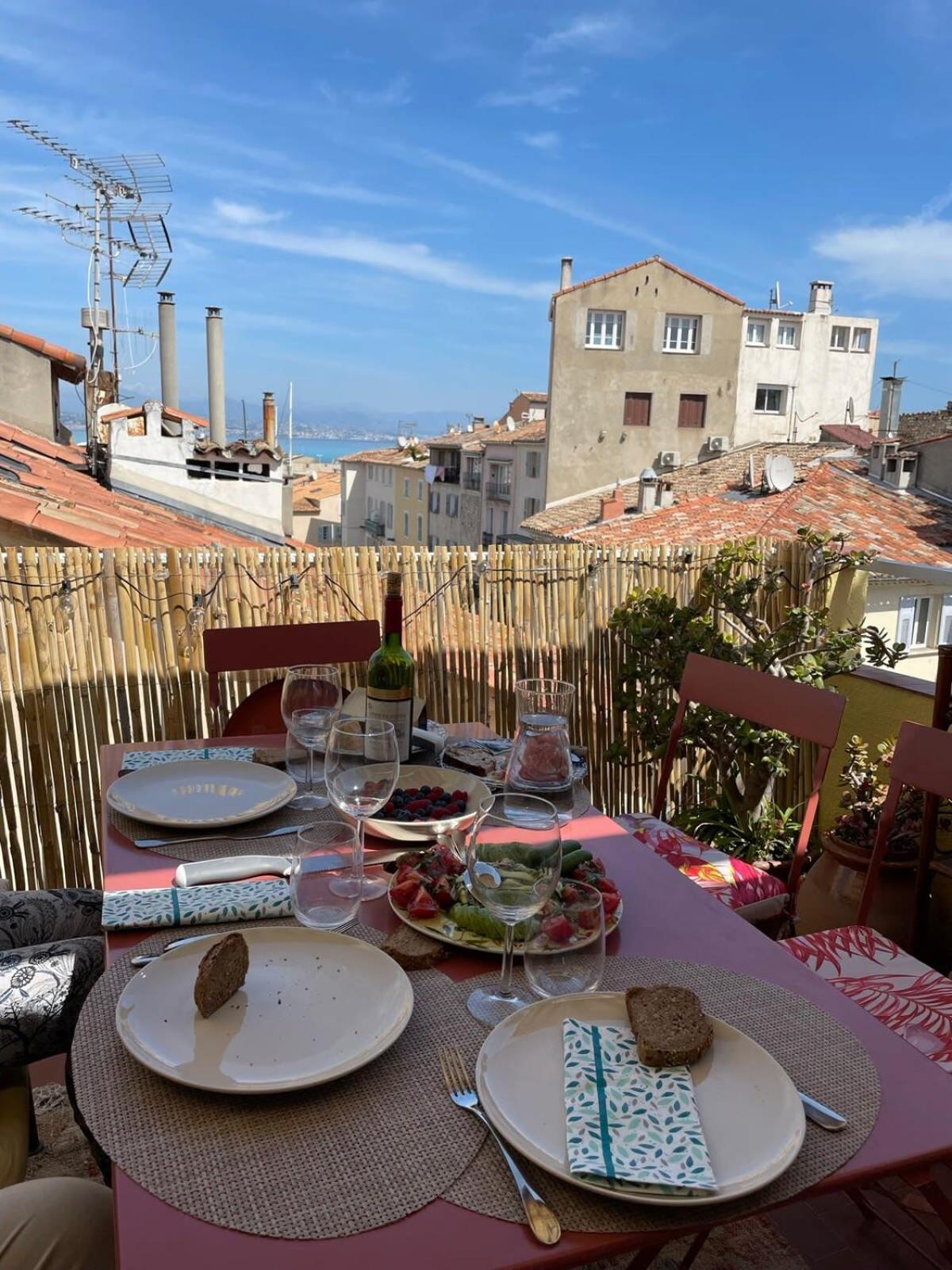 Apartamento 06M - Old Antibes Beautiful Duplex Terrace With Sea View Exterior foto
