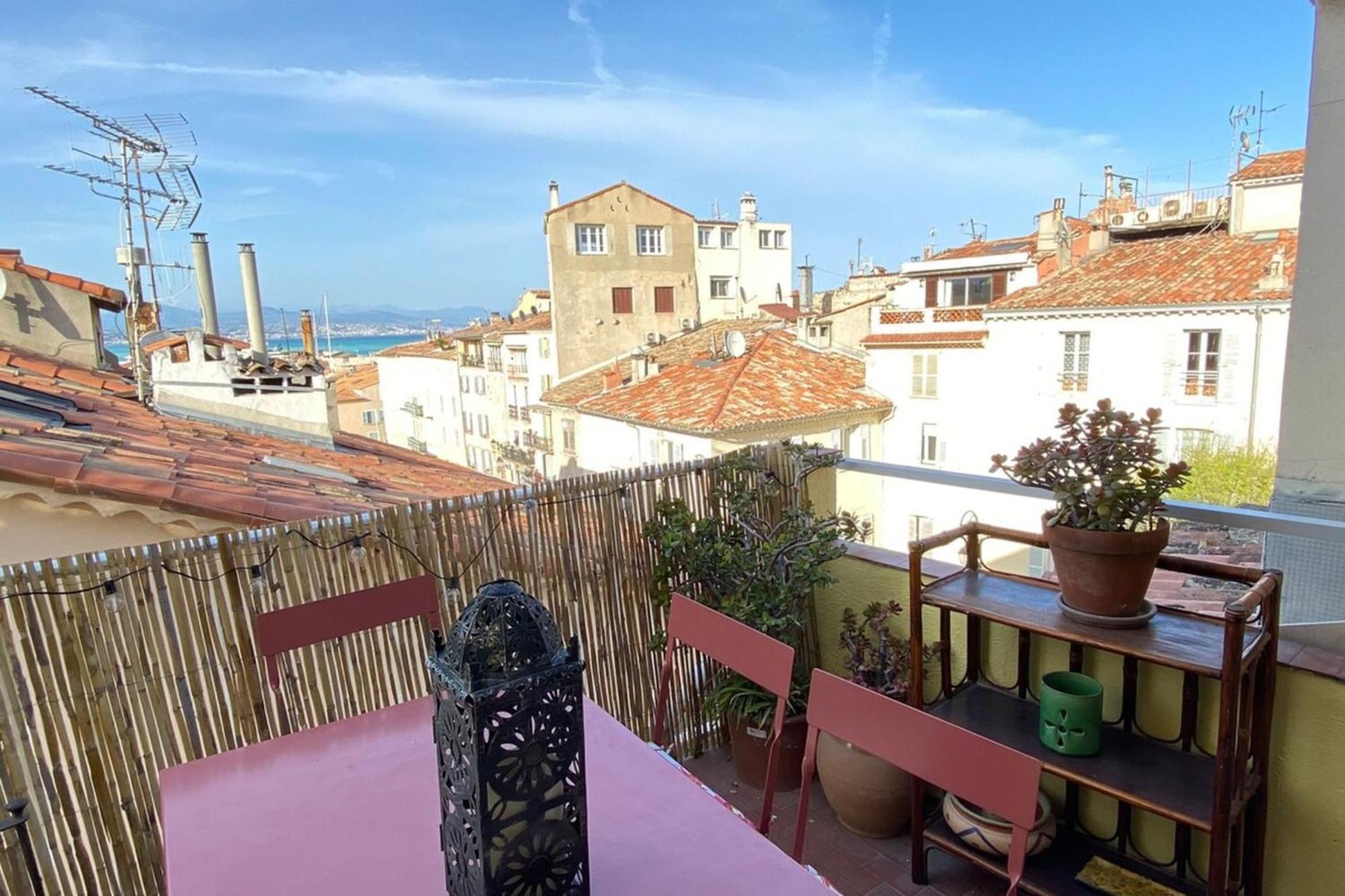 Apartamento 06M - Old Antibes Beautiful Duplex Terrace With Sea View Exterior foto